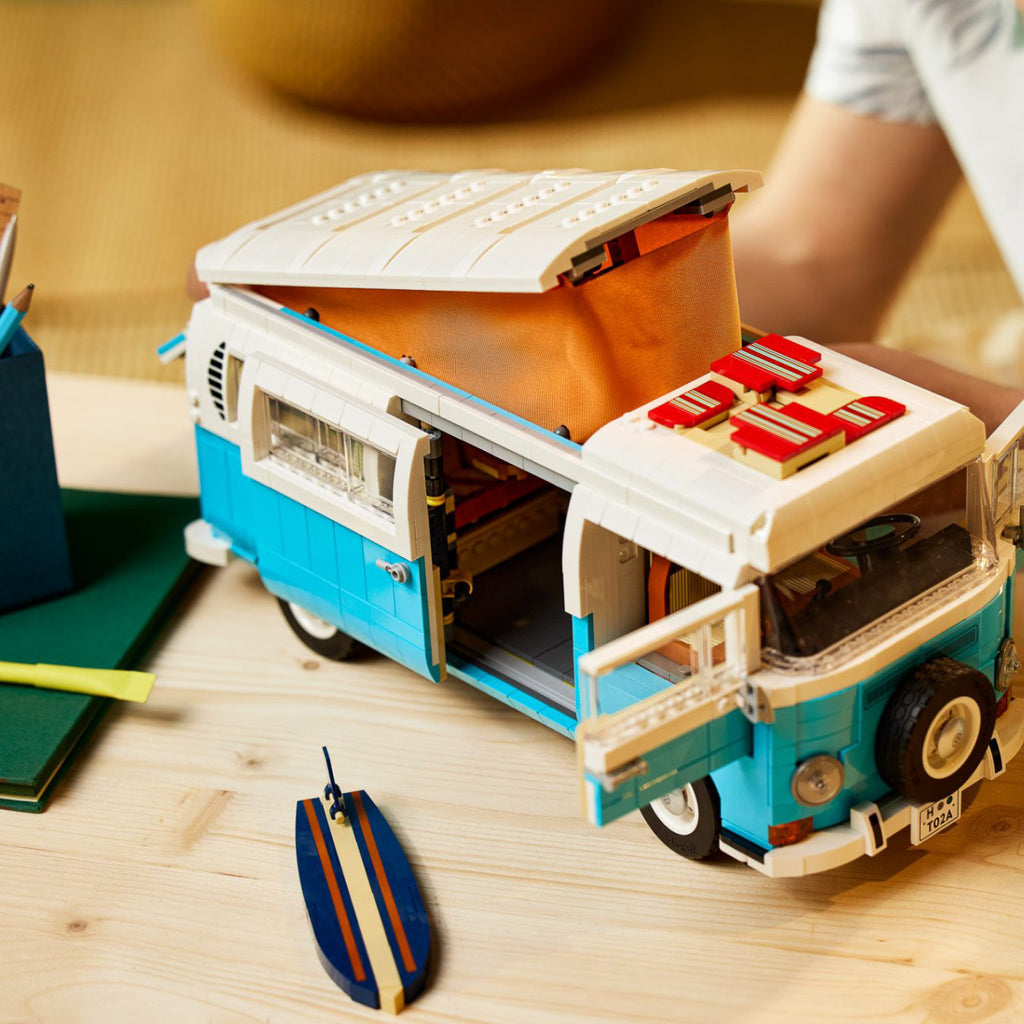 LEGO® Creator Expert Volkswagen T2 Camper Van - Mô Hình Xe Cắm Trại Cổ Điển Chính Hãng LEGO