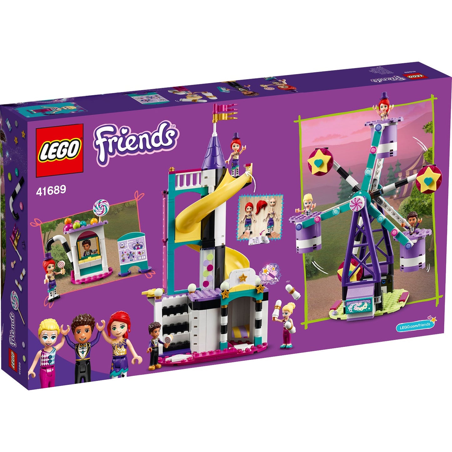 LEGO® Friends™ Magical Ferris Wheel and Slide - Đồ Chơi Lắp Ráp Vòng Đu Quay Và Cầu Trượt Ma Thuật - LEGO 41689