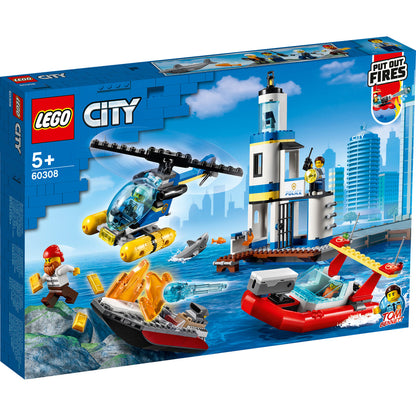 LEGO® City Seaside Police and Fire Mission - Bộ Đồ Chơi Cảnh Sát Và Cứu Hỏa Bờ Biển LEGO 60308 - Hình ảnh sản phẩm