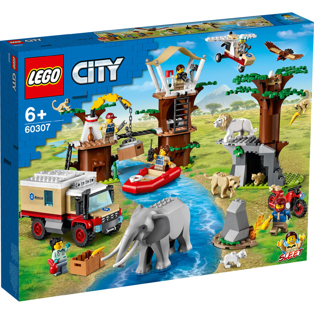 LEGO® City Wildlife Rescue Camp - Trạm Cứu Hộ Động Vật Hoang Dã - LEGO 60307 - Hình ảnh sản phẩm