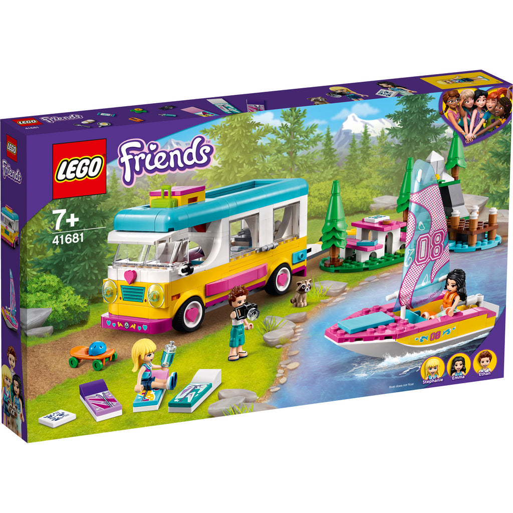 LEGO® Friends™ Forest Camper Van and Sailboat - Đồ chơi lắp ráp Xe cắm trại và Thuyền buồm LEGO 41681 - Hình ảnh sản phẩm