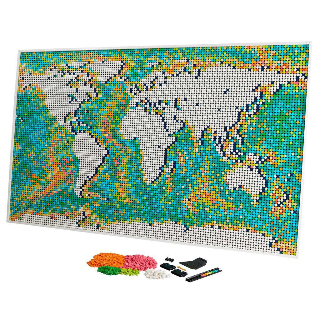 LEGO® Art World Map - Bản đồ thế giới lắp ráp 11.695 chi tiết - LEGO 31203 - Hình ảnh chi tiết 2