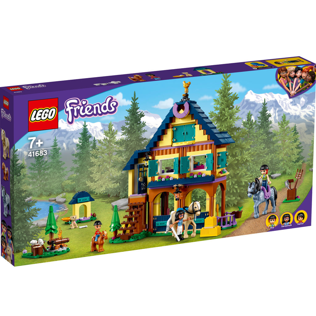 LEGO® Friends™ Forest Horseback Riding Center - Trung Tâm Cưỡi Ngựa Trong Rừng - LEGO 41683 - Hình ảnh sản phẩm