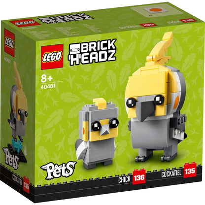 LEGO® BrickHeadz™ Cockatiel - Đồ Chơi Lắp Ráp Vẹt Úc - LEGO 40481 - Hình ảnh sản phẩm