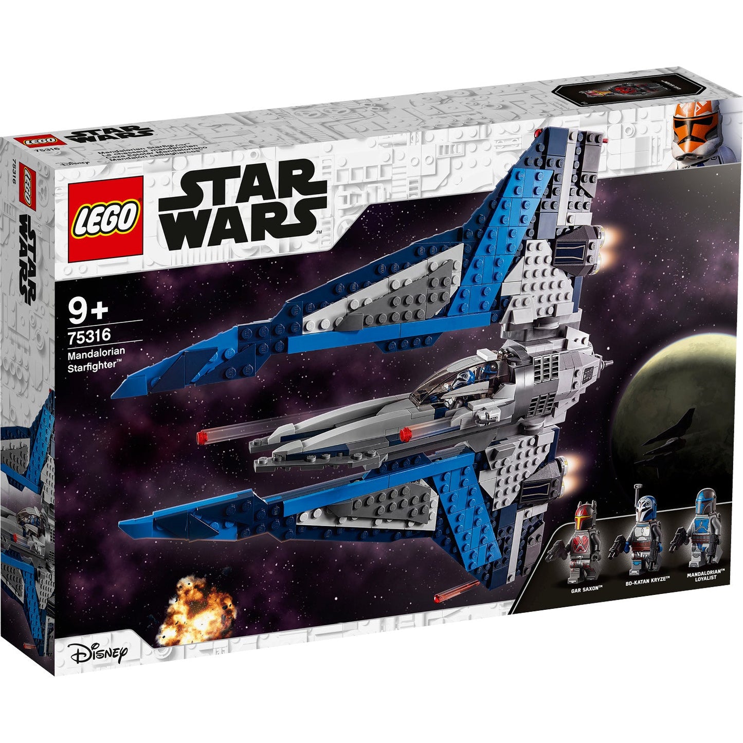 LEGO® Star Wars™ Mandalorian Starfighter™ Mô Hình Phi Thuyền Chiến Đấu 75316 - Hình ảnh sản phẩm