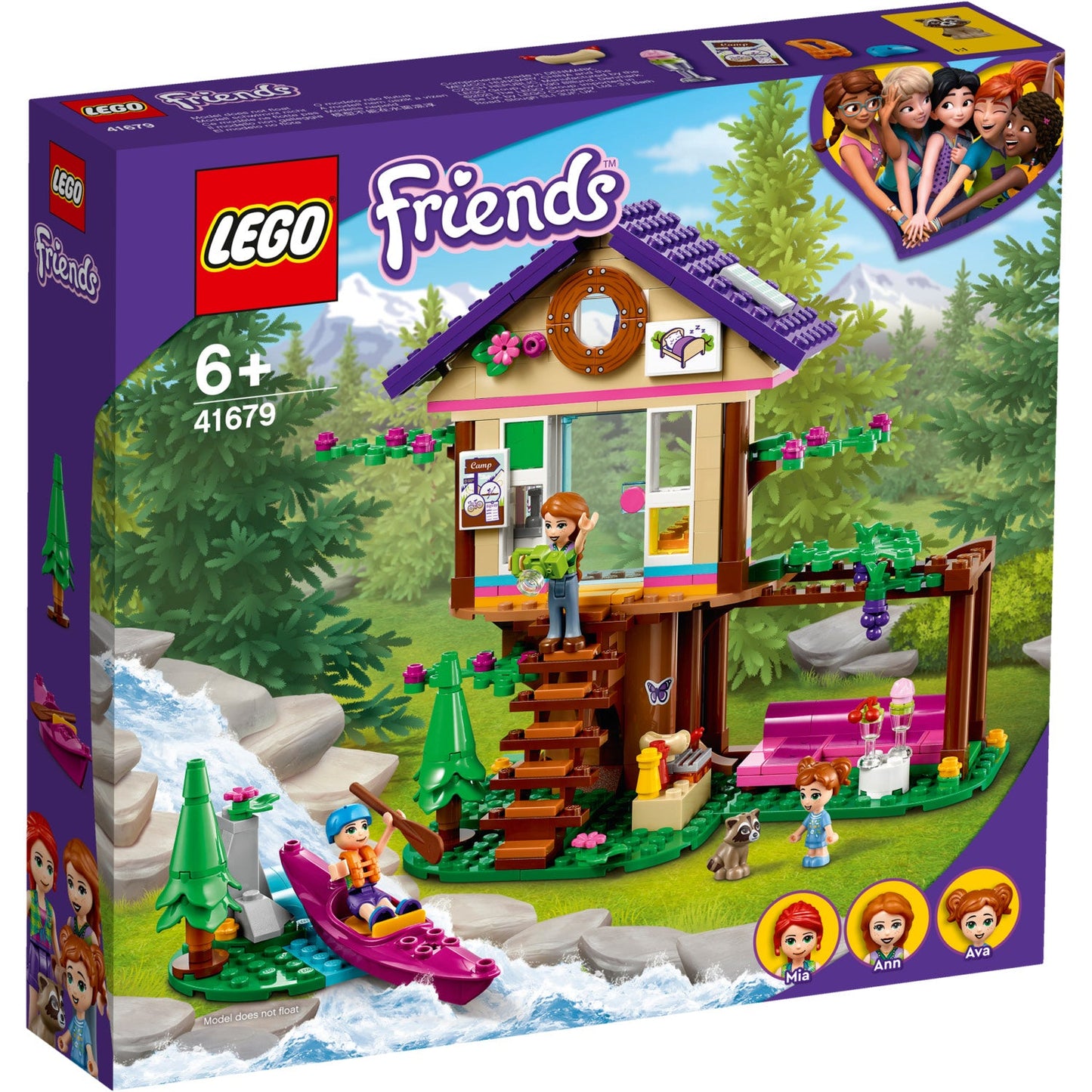LEGO® Friends™ Forest House Ngôi Nhà Trong Rừng Đồ Chơi Lắp Ráp LEGO 41679