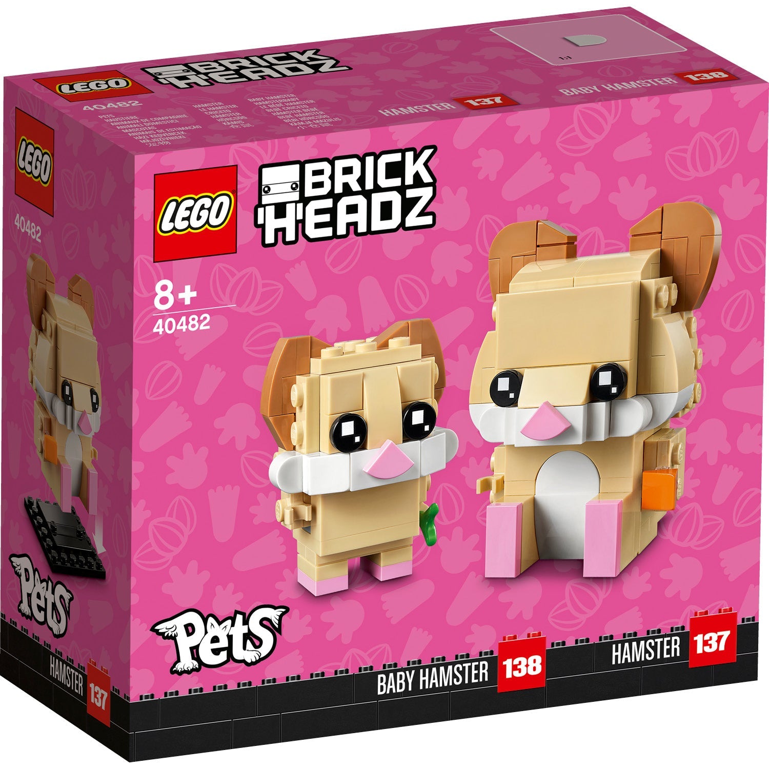 LEGO® BrickHeadz™ Hamster - Đồ Chơi Lắp Ráp Chuột Hamster - LEGO 40482 - Hình ảnh sản phẩm