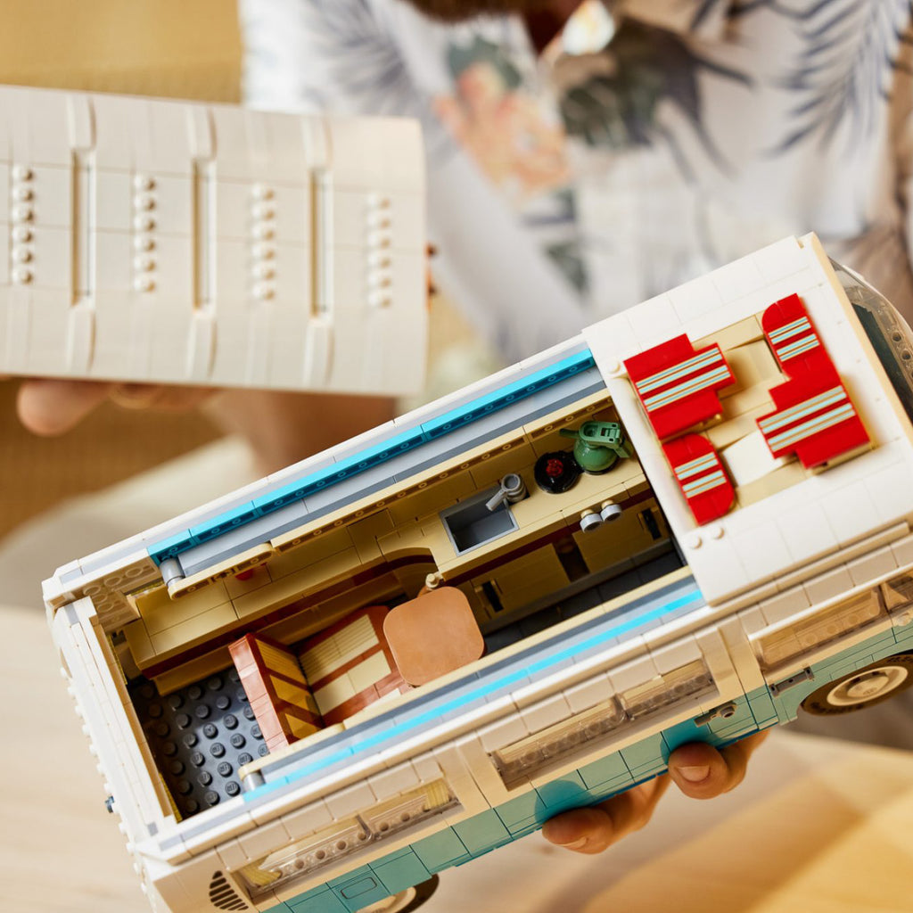 LEGO® Creator Expert Volkswagen T2 Camper Van - Mô Hình Xe Cắm Trại Cổ Điển Chính Hãng LEGO