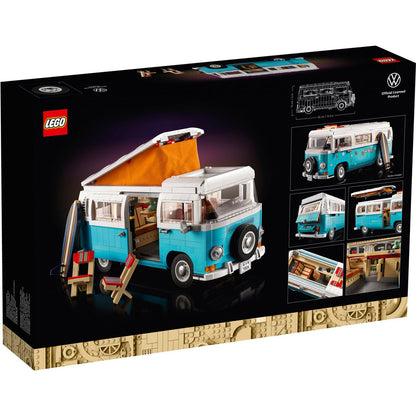 LEGO® Creator Expert Volkswagen T2 Camper Van - Mô Hình Xe Cắm Trại Cổ Điển Chính Hãng LEGO