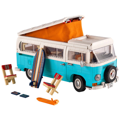 LEGO® Creator Expert Volkswagen T2 Camper Van - Mô Hình Xe Cắm Trại Cổ Điển Chính Hãng LEGO - Hình ảnh chi tiết 2