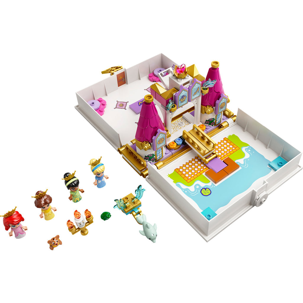 LEGO® Disney™ Ariel, Belle, Cinderella and Tiana’s Storybook Adventures - Đồ chơi lắp ráp Sách Phiêu Lưu Công Chúa - LEGO 43193 - Hình ảnh chi tiết 2