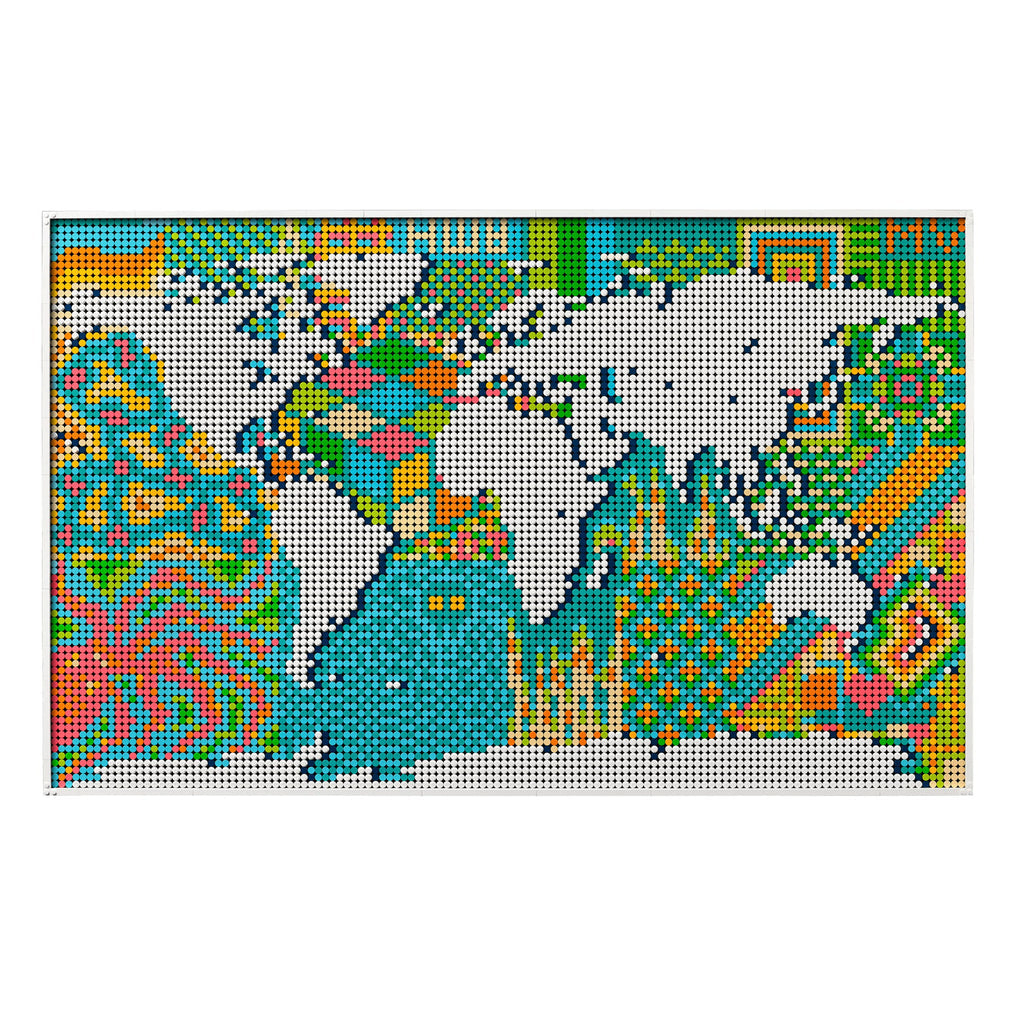 LEGO® Art World Map - Bản đồ thế giới lắp ráp 11.695 chi tiết - LEGO 31203