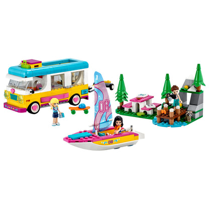 LEGO® Friends™ Forest Camper Van and Sailboat - Đồ chơi lắp ráp Xe cắm trại và Thuyền buồm LEGO 41681 - Hình ảnh chi tiết 2