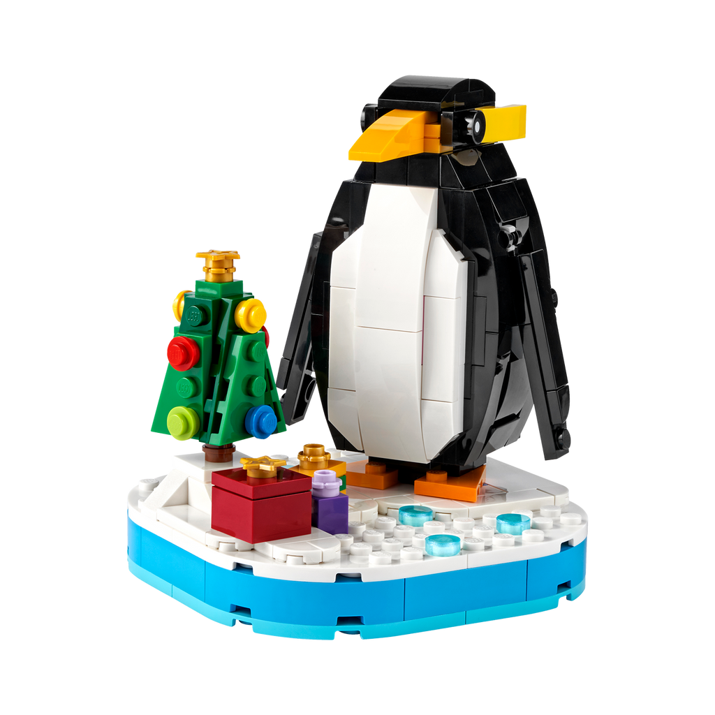 LEGO® Christmas Penguin - Đồ chơi lắp ráp Chim Cánh Cụt Giáng Sinh - LEGO 40498 - Hình ảnh chi tiết 2