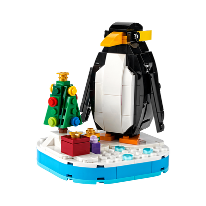LEGO® Christmas Penguin - Đồ chơi lắp ráp Chim Cánh Cụt Giáng Sinh - LEGO 40498 - Hình ảnh chi tiết 2