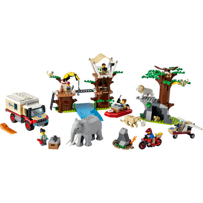 LEGO® City Wildlife Rescue Camp - Trạm Cứu Hộ Động Vật Hoang Dã - LEGO 60307 - Hình ảnh chi tiết 2