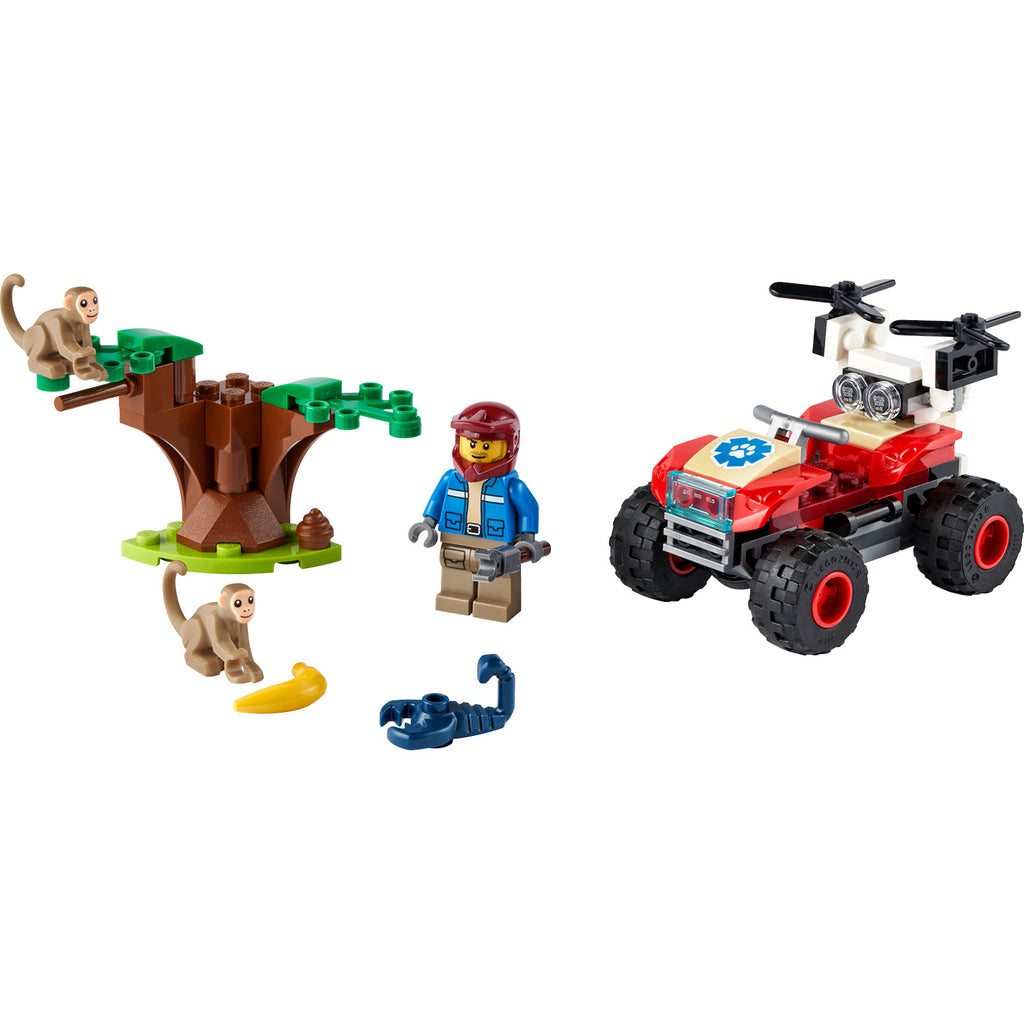 LEGO® City Wildlife Rescue ATV - Xe Địa Hình Cứu Hộ Động Vật LEGO 60300 - Hình ảnh chi tiết 2