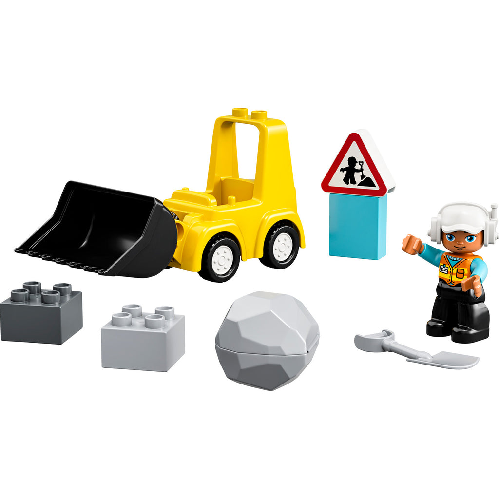 LEGO® DUPLO™ Construction Bulldozer - Xe Ủi Công Trường - LEGO 10930 - Hình ảnh chi tiết 2