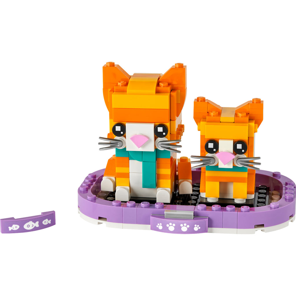 LEGO® BrickHeadz™ Ginger Tabby - Đồ Chơi Lắp Ráp Mèo Mướp Vàng - LEGO 40480 - Hình ảnh chi tiết 2
