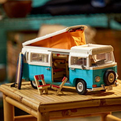 LEGO® Creator Expert Volkswagen T2 Camper Van - Mô Hình Xe Cắm Trại Cổ Điển Chính Hãng LEGO - Góc nhìn khác 3