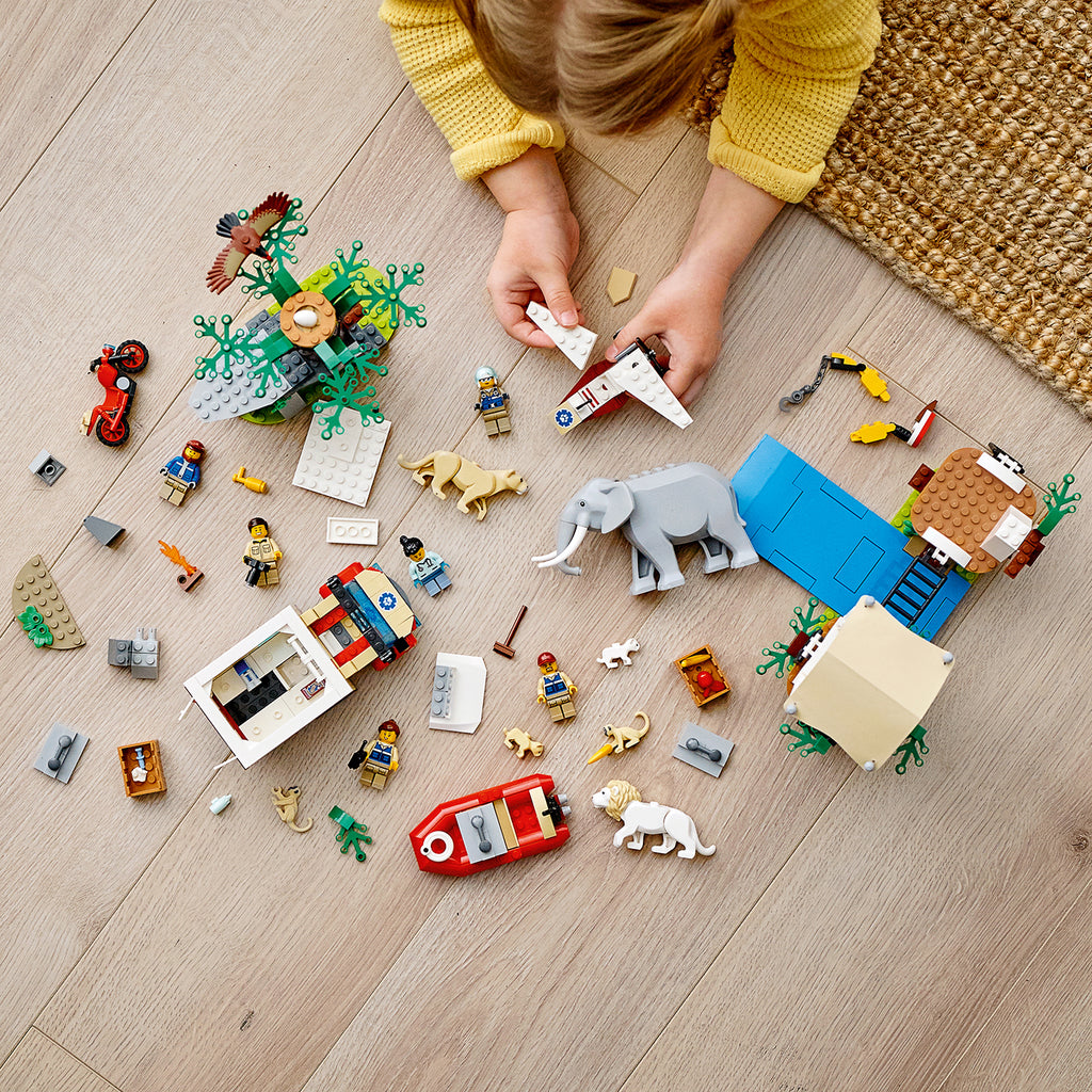LEGO® City Wildlife Rescue Camp - Trạm Cứu Hộ Động Vật Hoang Dã - LEGO 60307 - Góc nhìn khác 3