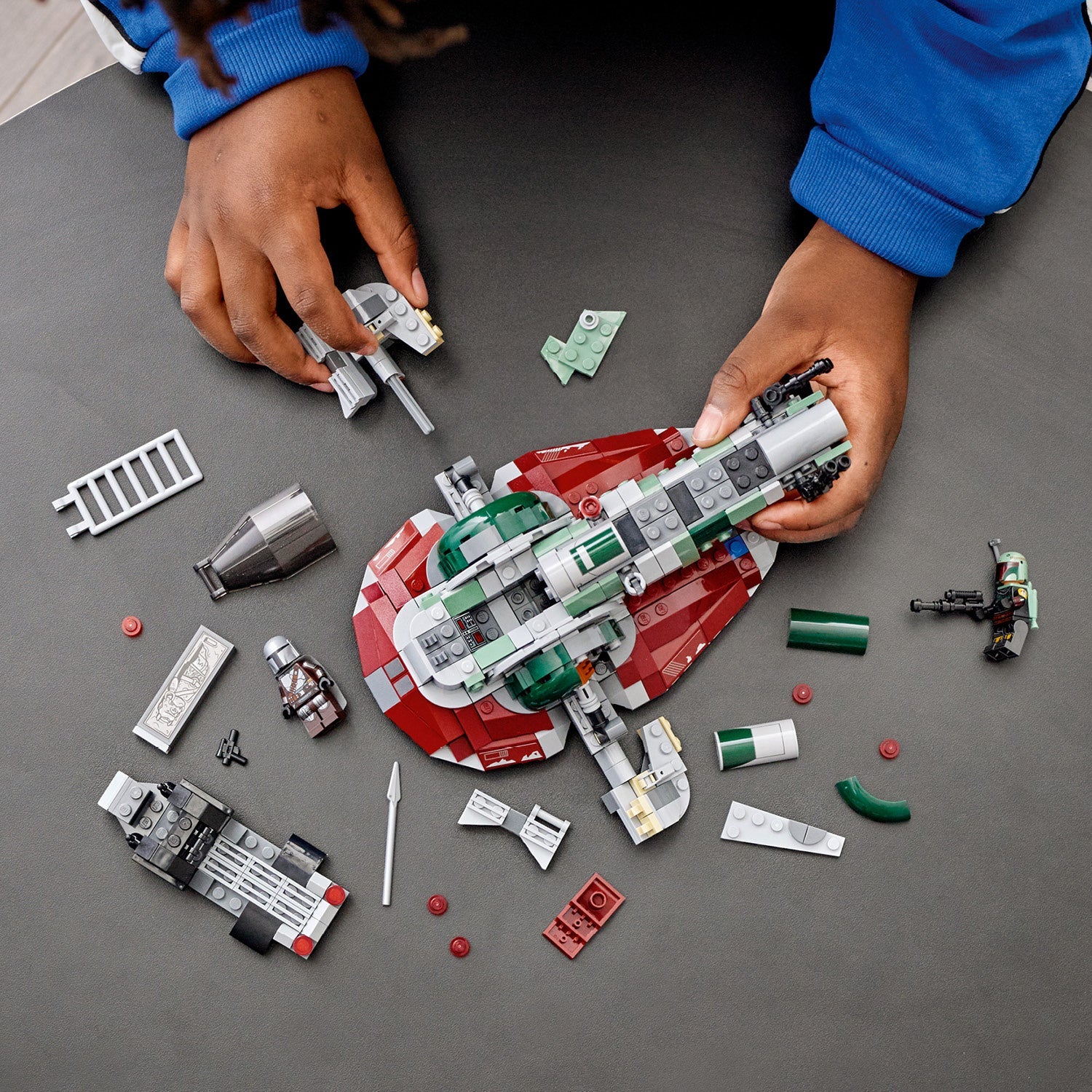 LEGO® Star Wars™ Boba Fett’s Starship™ - Mô hình Phi Thuyền 75312 - LEGO chính hãng - Góc nhìn khác 3
