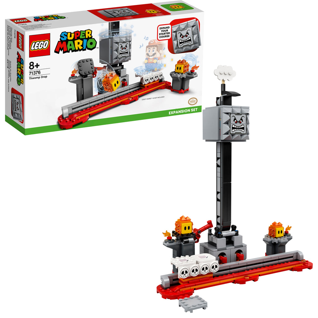 LEGO® Super Mario Thwomp Drop Expansion Set - Bộ Đồ Chơi Lắp Ráp Chính Hãng LEGO 71376 - Góc nhìn khác 3