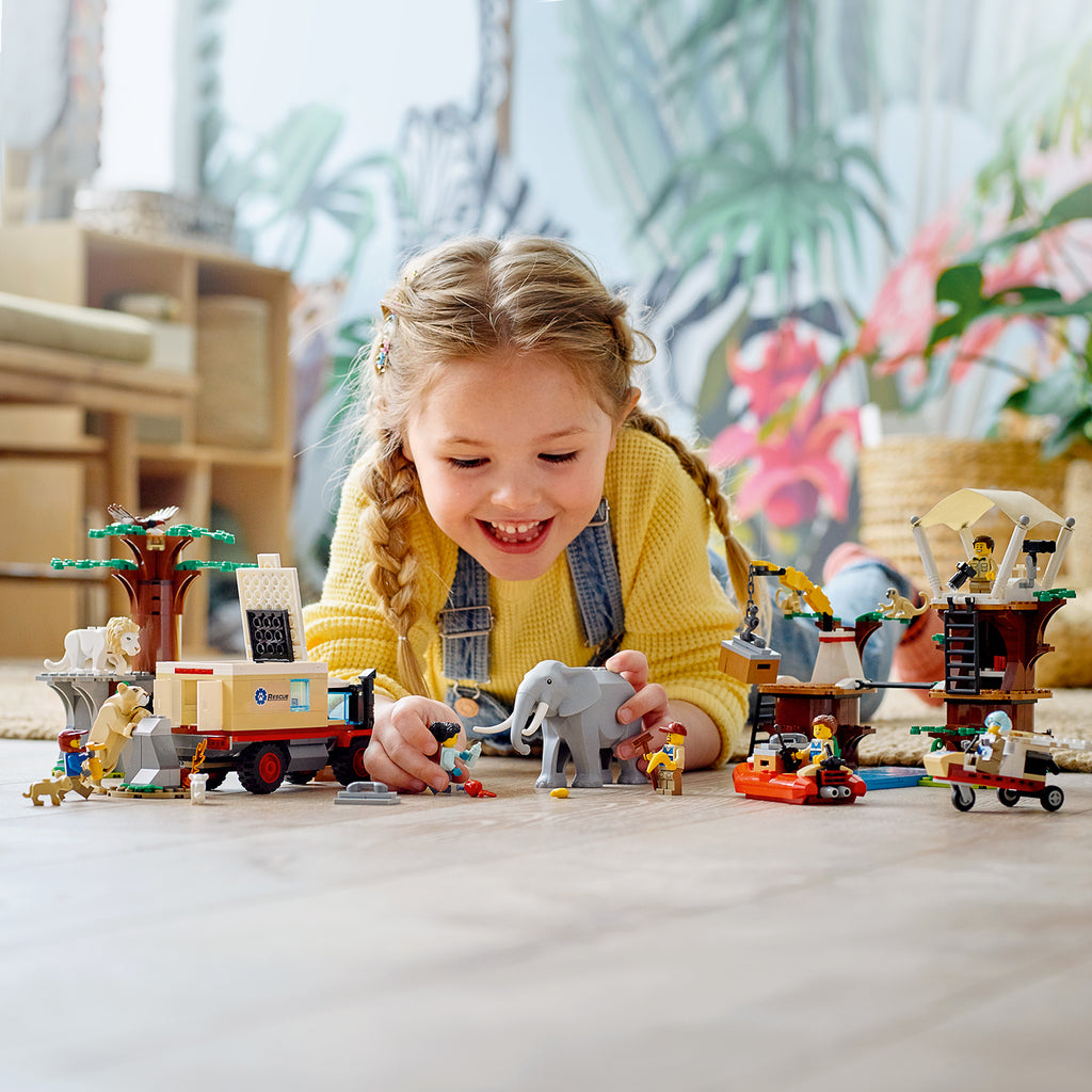 LEGO® City Wildlife Rescue Camp - Trạm Cứu Hộ Động Vật Hoang Dã - LEGO 60307 - Hình ảnh bổ sung 4