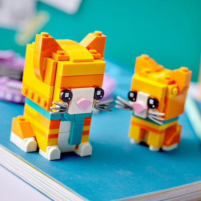LEGO® BrickHeadz™ Ginger Tabby - Đồ Chơi Lắp Ráp Mèo Mướp Vàng - LEGO 40480 - Hình ảnh bổ sung 5