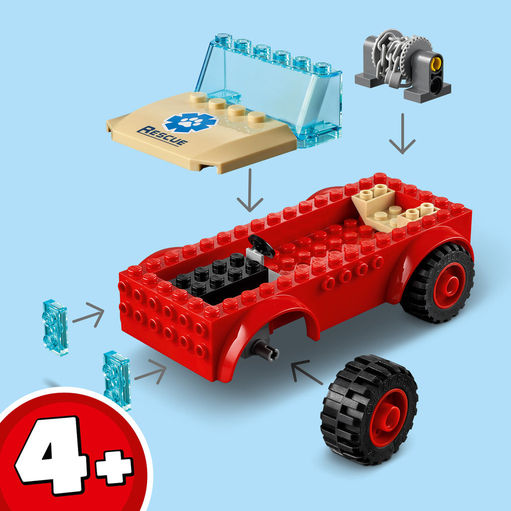 LEGO® City Wildlife Rescue Off-Roader - Xe Địa Hình Giải Cứu Động Vật - LEGO 60301 - Hình ảnh bổ sung 6