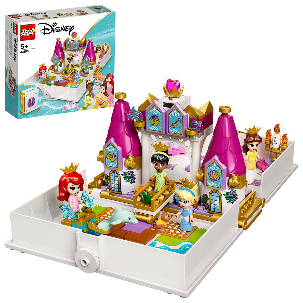 LEGO® Disney™ Ariel, Belle, Cinderella and Tiana’s Storybook Adventures - Đồ chơi lắp ráp Sách Phiêu Lưu Công Chúa - LEGO 43193
