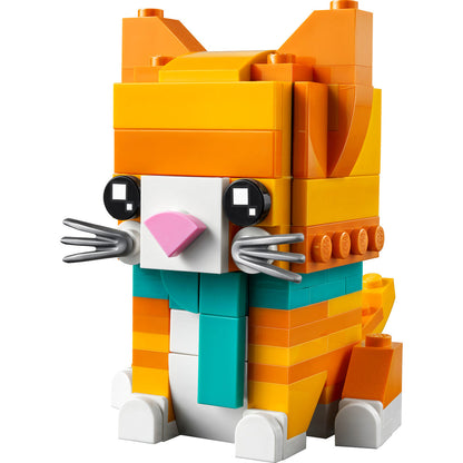 LEGO® BrickHeadz™ Ginger Tabby - Đồ Chơi Lắp Ráp Mèo Mướp Vàng - LEGO 40480 - Hình ảnh bổ sung 6