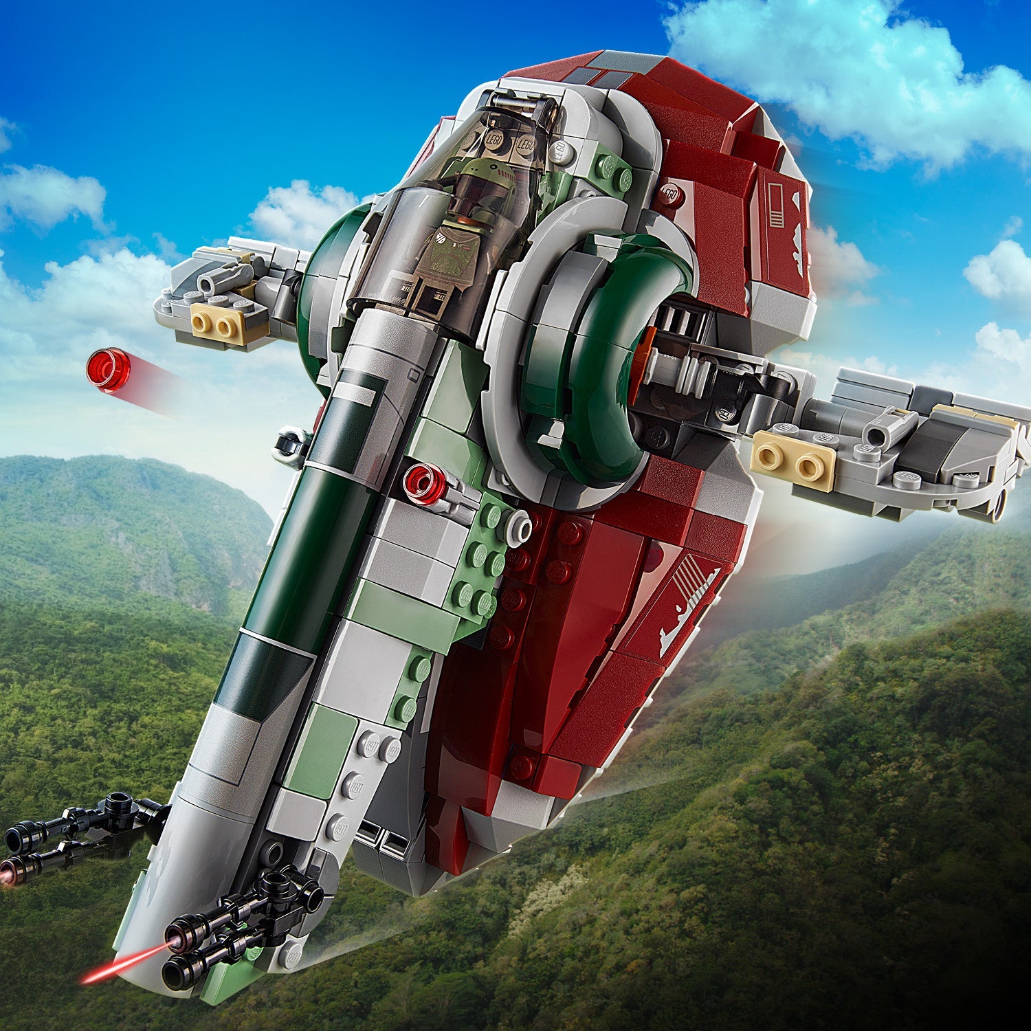 LEGO® Star Wars™ Boba Fett’s Starship™ - Mô hình Phi Thuyền 75312 - LEGO chính hãng LEGO - ảnh 4 - Đồ chơi lắp ráp