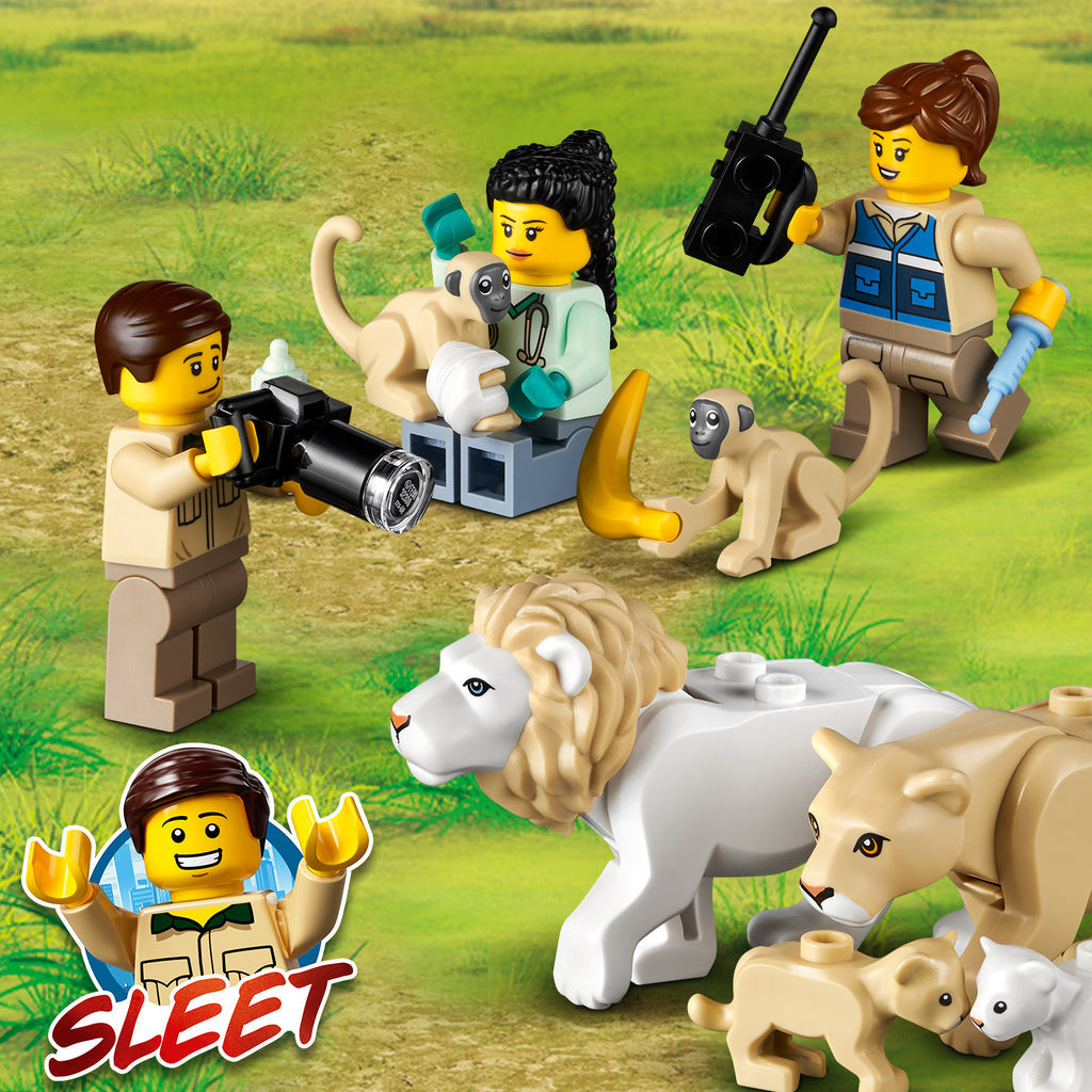 LEGO® City Wildlife Rescue Camp - Trạm Cứu Hộ Động Vật Hoang Dã - LEGO 60307 - Hình ảnh bổ sung 8