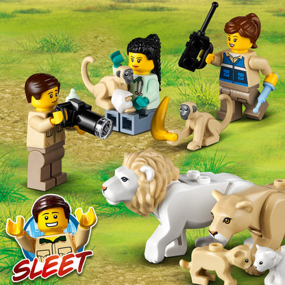 LEGO® City Wildlife Rescue Camp - Trạm Cứu Hộ Động Vật Hoang Dã - LEGO 60307 - Hình ảnh bổ sung 8