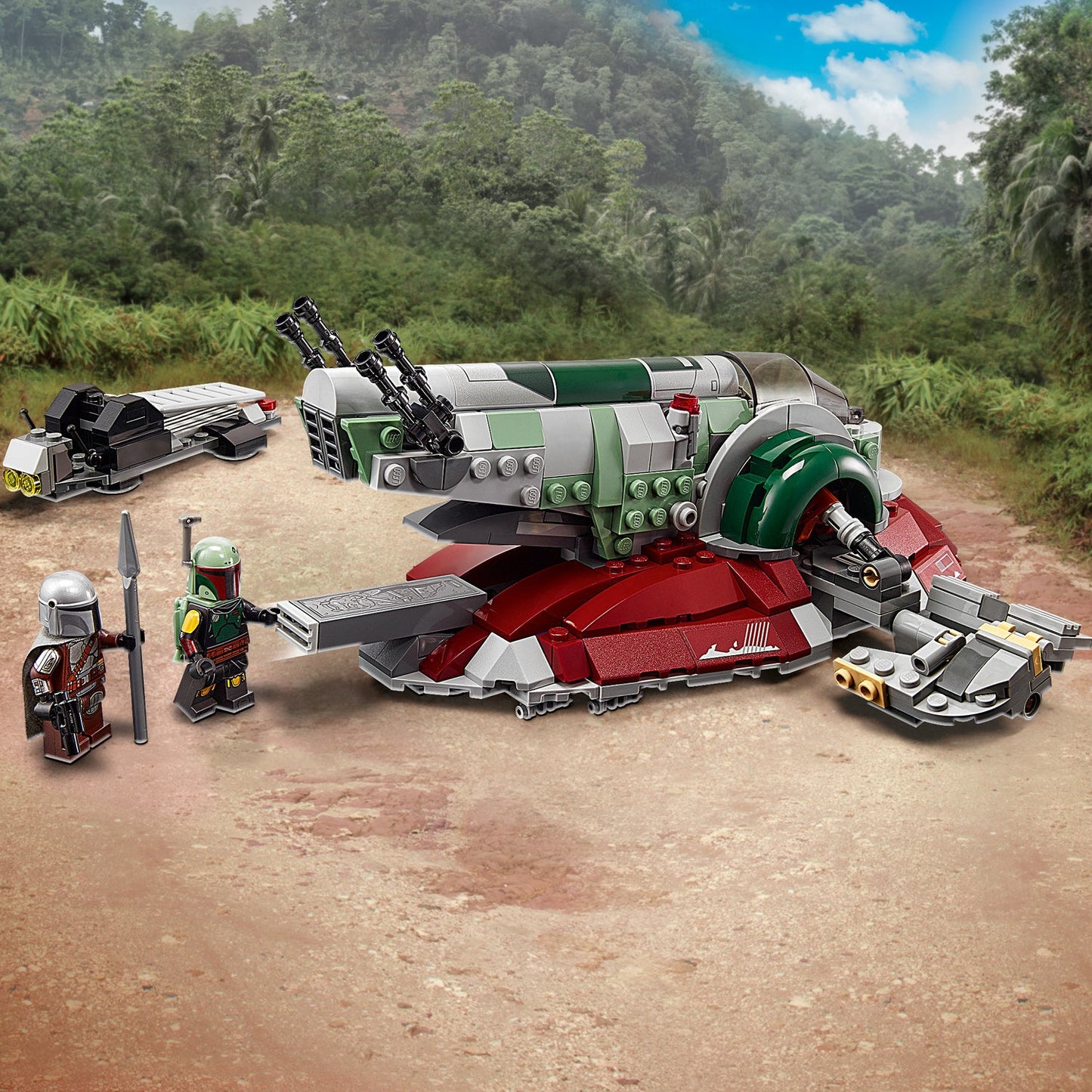 LEGO® Star Wars™ Boba Fett’s Starship™ - Mô hình Phi Thuyền 75312 - LEGO chính hãng LEGO - ảnh 5 - Đồ chơi lắp ráp