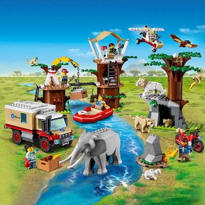 LEGO® City Wildlife Rescue Camp - Trạm Cứu Hộ Động Vật Hoang Dã - LEGO 60307 - Hình ảnh bổ sung 9