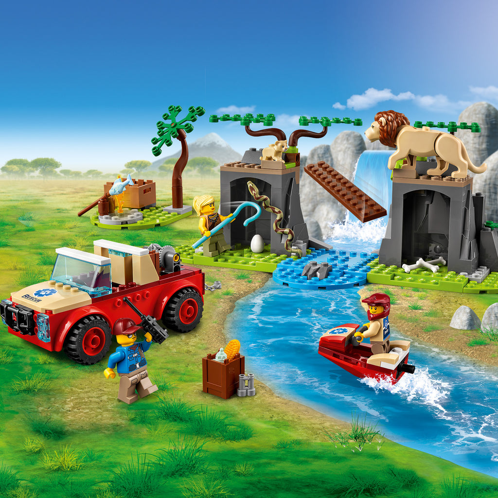 LEGO® City Wildlife Rescue Off-Roader - Xe Địa Hình Giải Cứu Động Vật - LEGO 60301 - Hình ảnh bổ sung 9