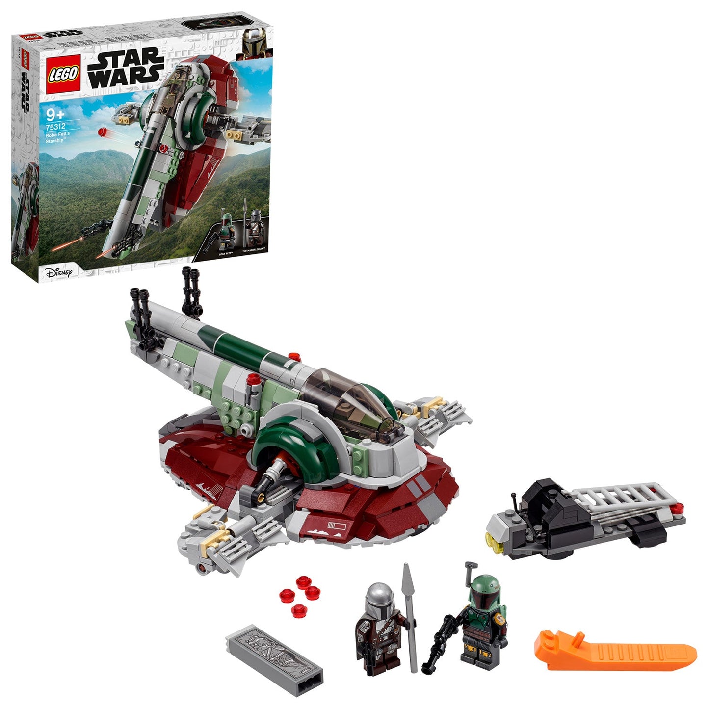 LEGO® Star Wars™ Boba Fett’s Starship™ - Mô hình Phi Thuyền 75312 - LEGO chính hãng LEGO - ảnh 6 - Đồ chơi lắp ráp
