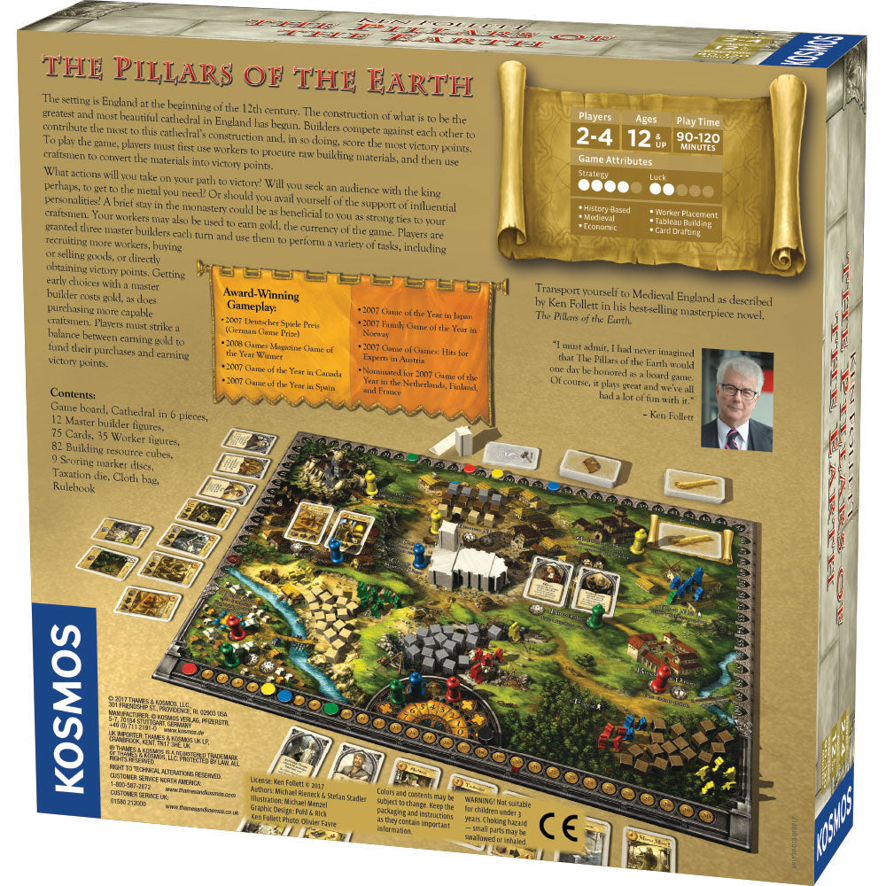 Pillars of the Earth Board Game - Trò Chơi Chiến Thuật Xây Dựng - Thames & Kosmos - Góc nhìn khác 3