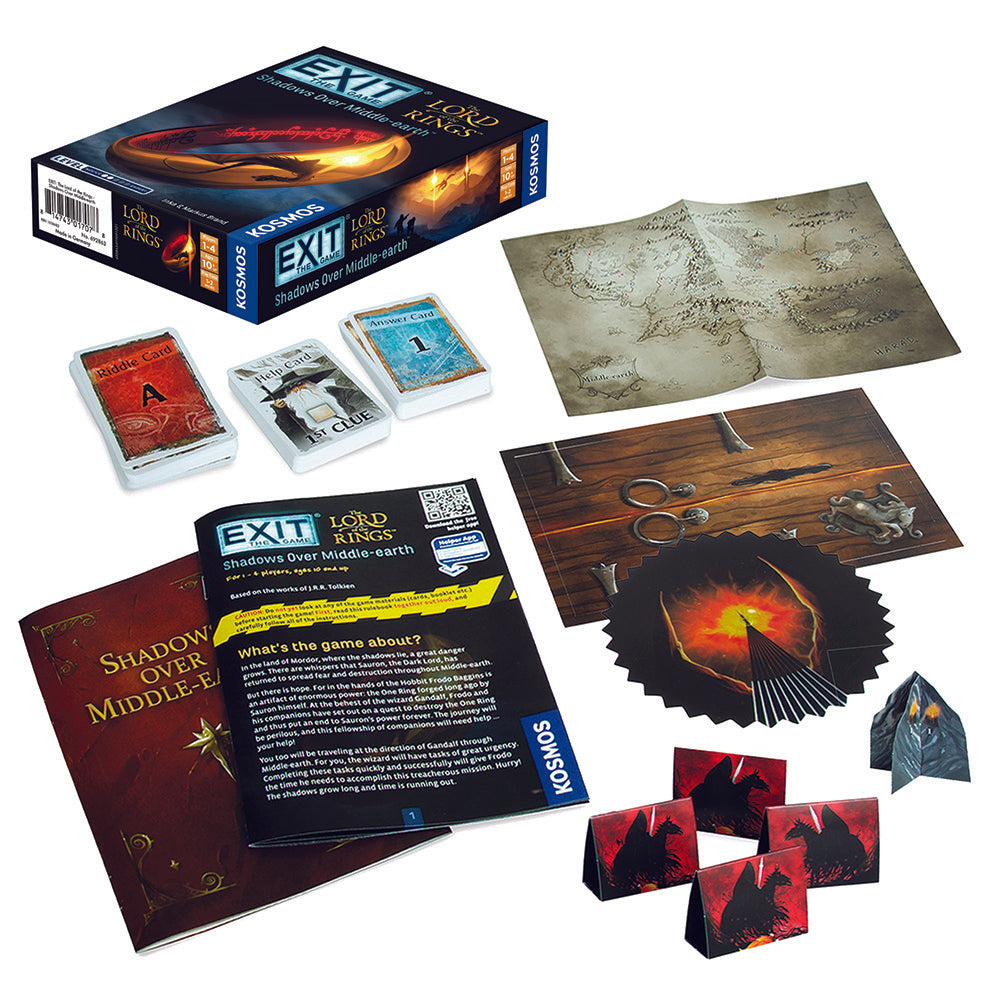 EXIT: The Lord of the Rings - Shadows Over Middle-earth - Board Game Giải Đố Thoát Hiểm Thames & Kosmos - Hình ảnh chi tiết 2
