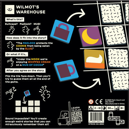 Wilmot's Warehouse Board Game - Trò Chơi Ghi Nhớ Và Kể Chuyện Hợp Tác - CMYK