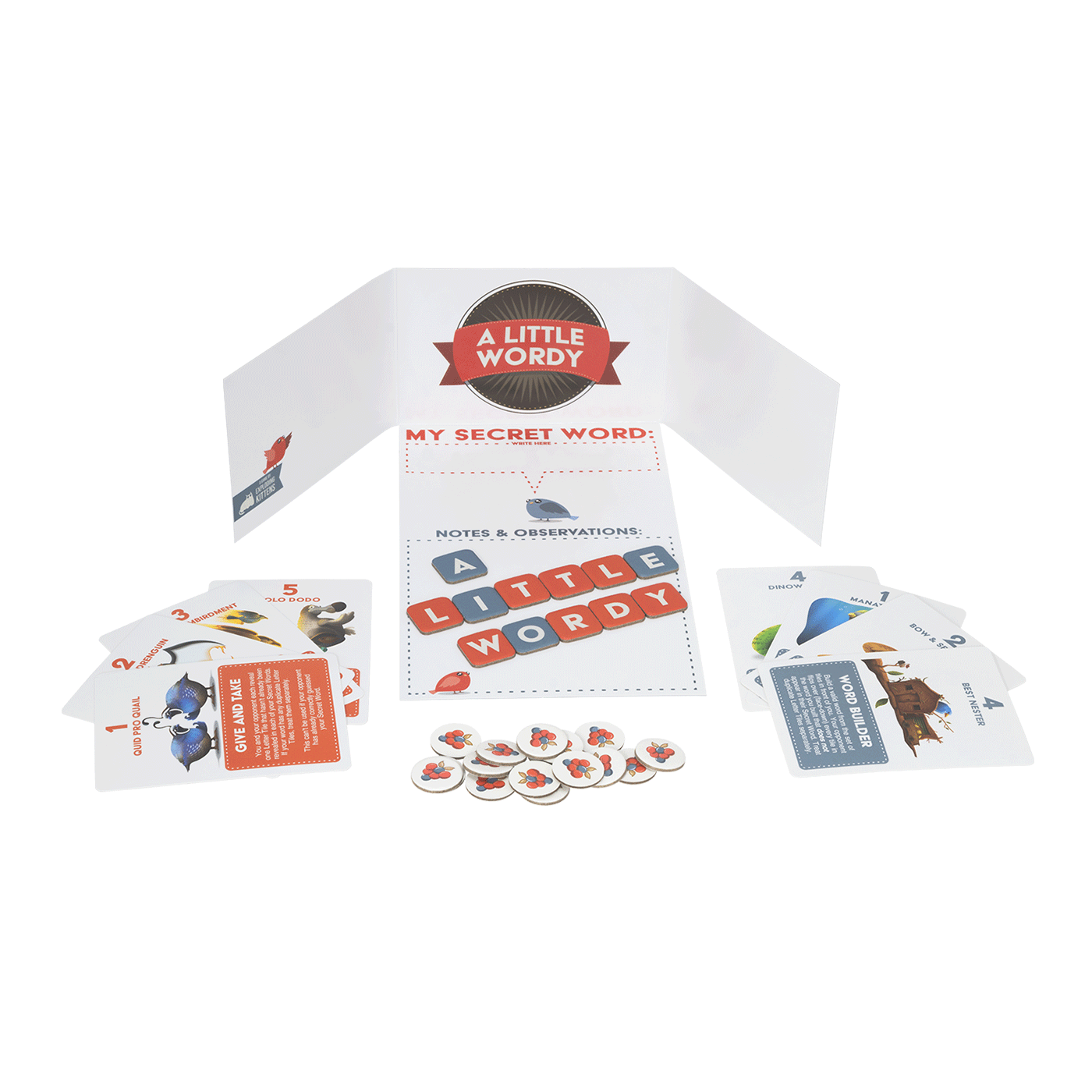 A Little Wordy - Board game giải đố đối kháng 2 người - Exploding Kittens