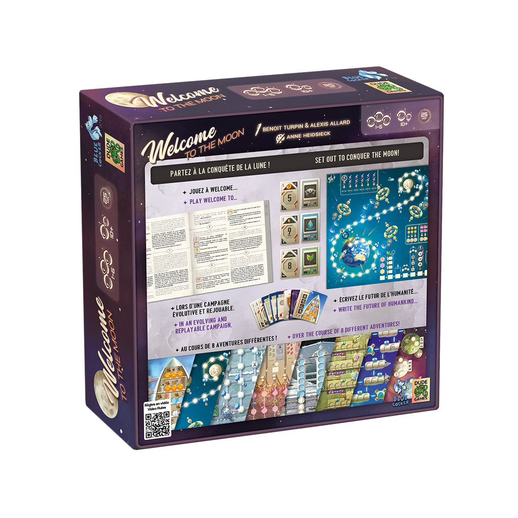 Welcome To... The Moon! Board Game Chiến Thuật Roll & Write - Blue Cocker Games