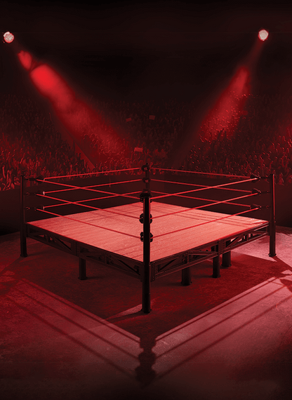 WWE Ultimate Edition Attitude Era Ring and Kane Figure - Bộ Sàn Đấu Và Mô Hình Kane Sưu Tầm - Mattel HNM39