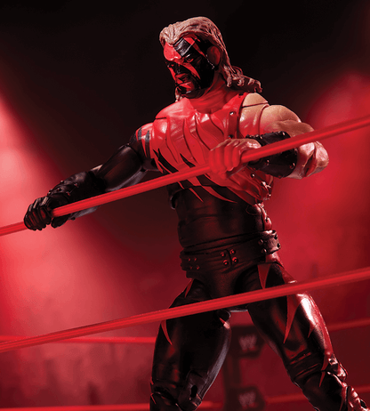 WWE Ultimate Edition Attitude Era Ring and Kane Figure - Bộ Sàn Đấu Và Mô Hình Kane Sưu Tầm - Mattel HNM39