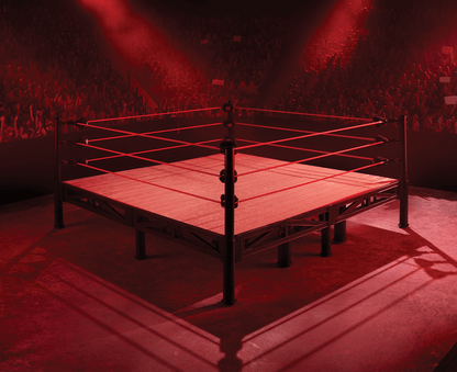 WWE Ultimate Edition Attitude Era Ring and Kane Figure - Bộ Sàn Đấu Và Mô Hình Kane Sưu Tầm - Mattel HNM39