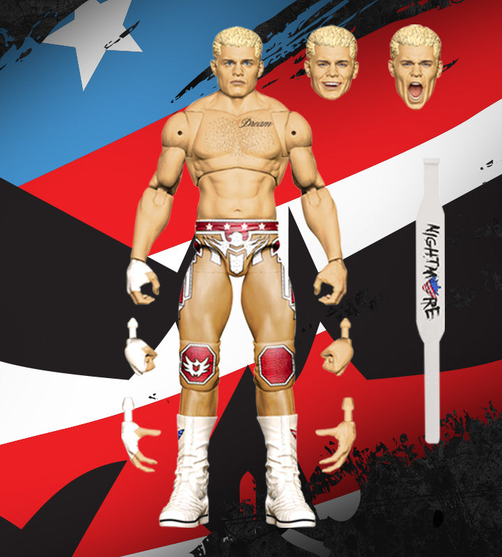 WWE Cody Rhodes Ultimate Edition Figure - Mô Hình Hành Động Siêu Sao Mattel Mattel - ảnh 4 - Action Figure