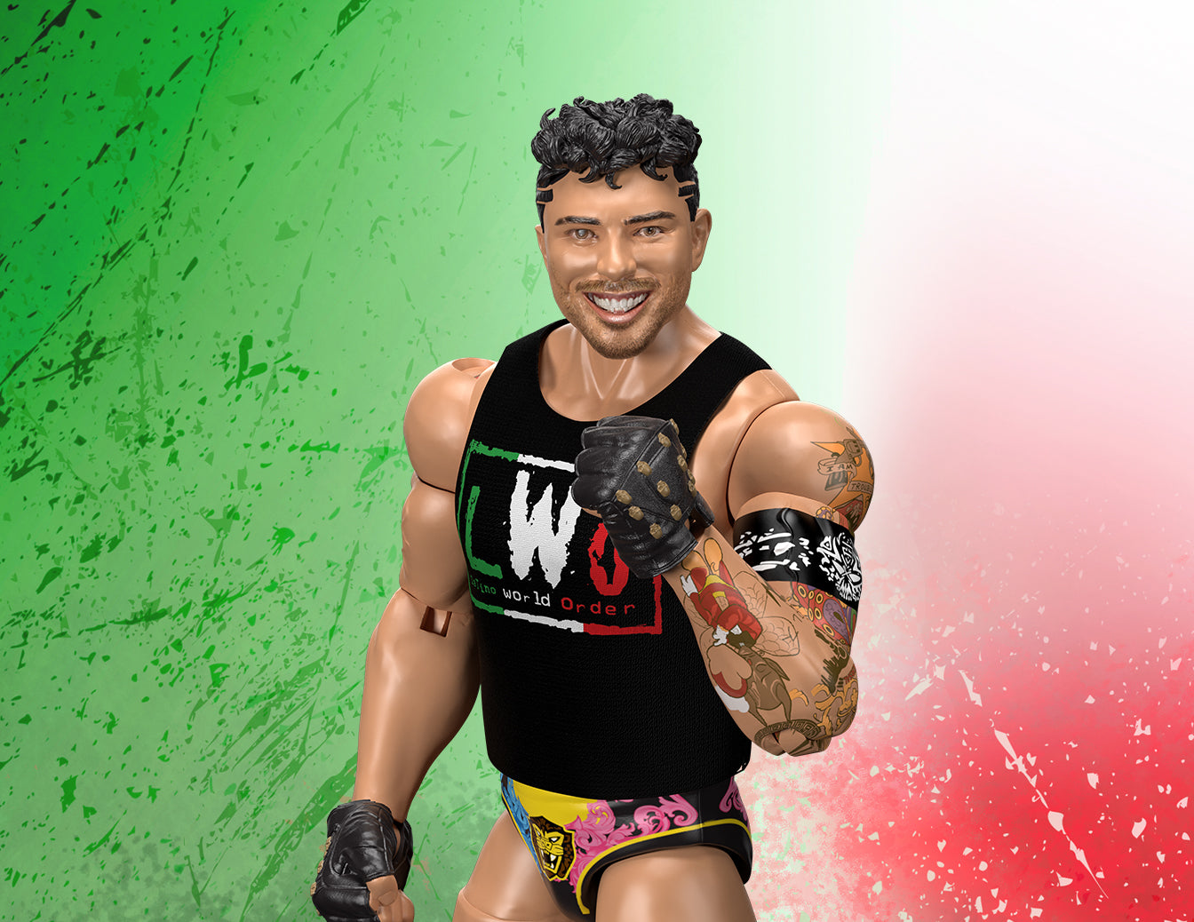 WWE Elite Collection Latino World Order (LWO) 5-Pack - Bộ 5 Mô Hình Action Figure Chính Hãng Mattel