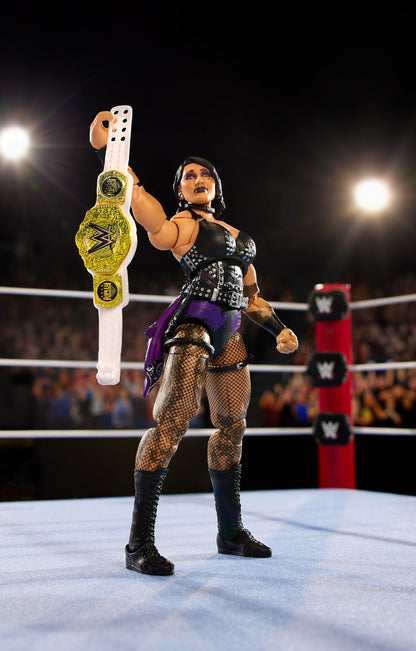 WWE Ultimate Edition RAW Ring and WWE Superstar Rhea Ripley Figure - Bộ Võ Đài và Mô Hình Sưu Tầm - Mattel
